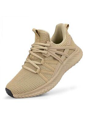 Women's Slip-On Running Sneakers Breathable Mesh Walking Tennis Shoes